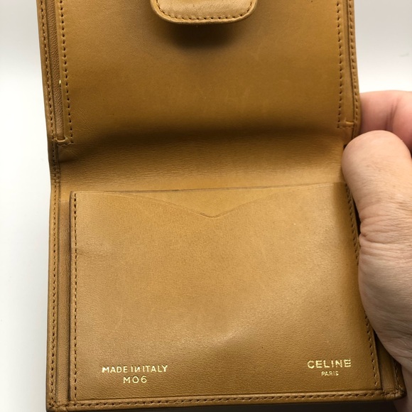 Celine Macadam Kisslock Coated Canvas and Leather Wallet EUC- Beautiful - Picture 4 of 10